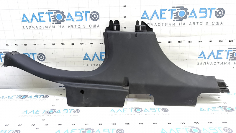 Rear left door sill trim for Fiat 500X 16-22, black, scratches, worn