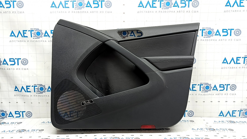 Black front right door panel for VW Tiguan 09-17, black leather insert, black leather armrest, fender, worn