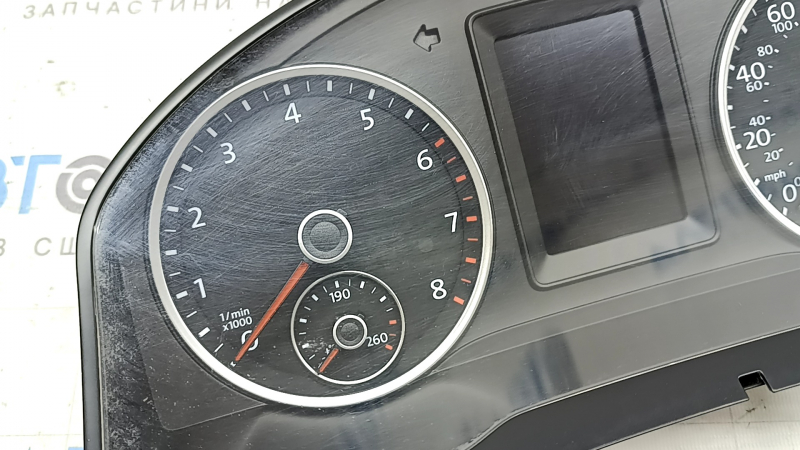 VW Tiguan 2009-2014 instrument cluster with 88k scratches