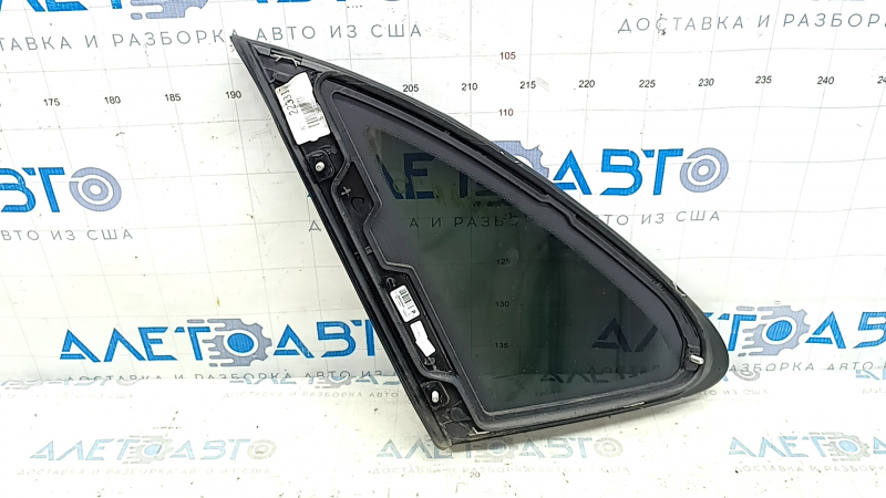 Rear right blind glass window Porsche Macan 15-18 matte black
