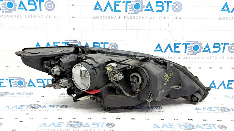 Left front headlight assembly for Lexus ES300h ES350 13-15 pre-rest xenon + LED DRL, with block, sand-coated, for polishing