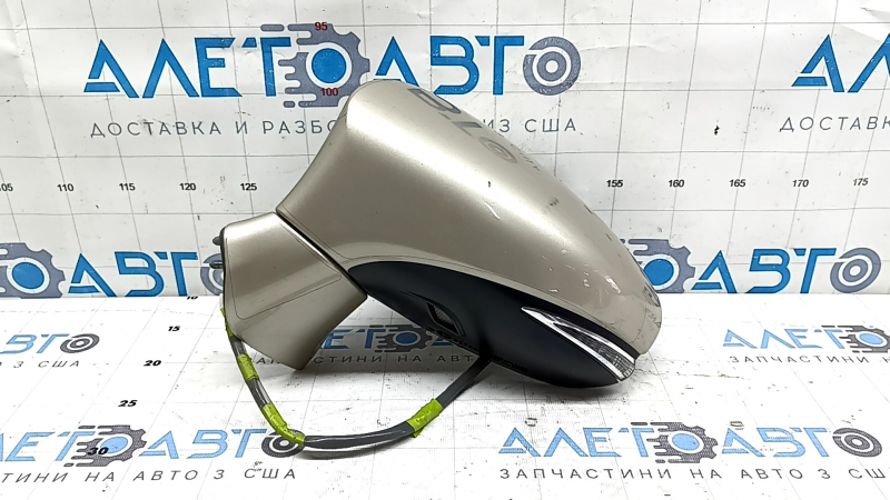 Left side mirror assembly for Lexus ES300h ES350 13-15 14-pin, BSM, turn signal, gold