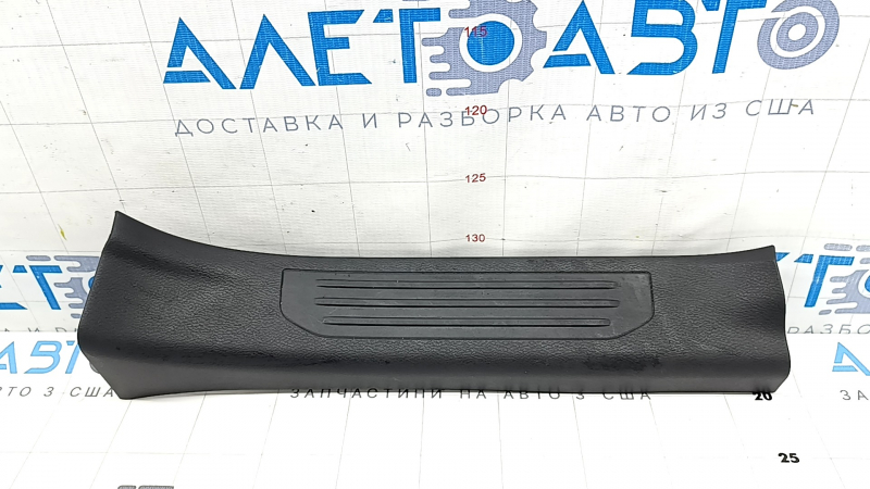Nissan Murano z52 17-24 black inner rear right door sill trim, 3 stripes, scratches, broken fasteners