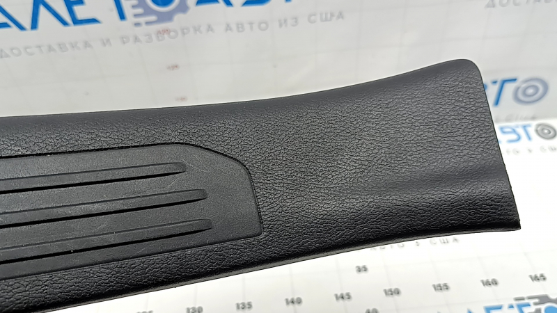 Nissan Murano z52 17-24 black inner rear right door sill trim, 3 stripes, scratches, broken fasteners
