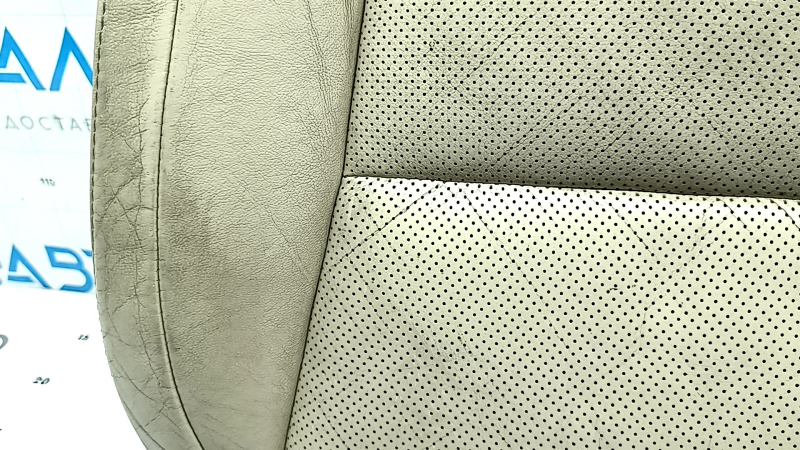 Lexus ES300h ES350 13-18 beige passenger seat cushion trim, heated and ventilated, cracked leather