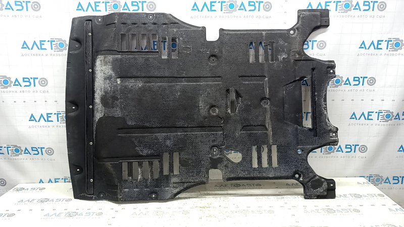 Central underbody protection for Porsche Macan 15-18 rear 3.0T, 3.6T, broken
