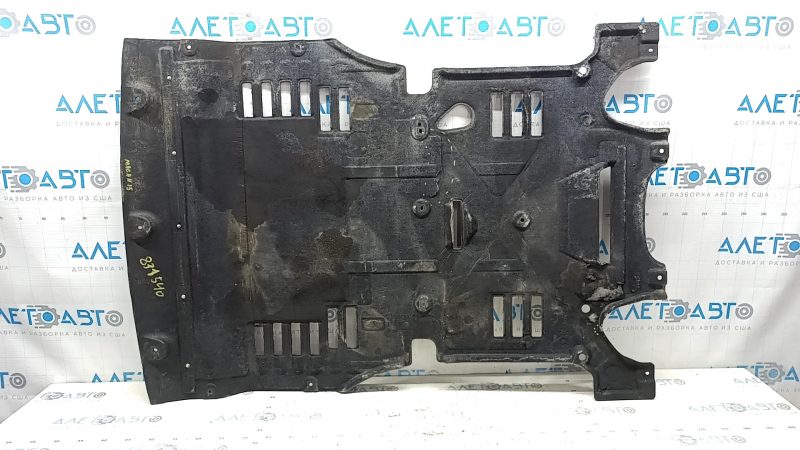 Central underbody protection for Porsche Macan 15-18 rear 3.0T, 3.6T, broken