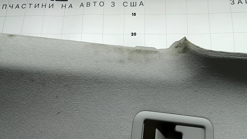 Toyota Prius V 12-16 gray headliner, no sunroof, creases, dry-cleanable, creases, scratches