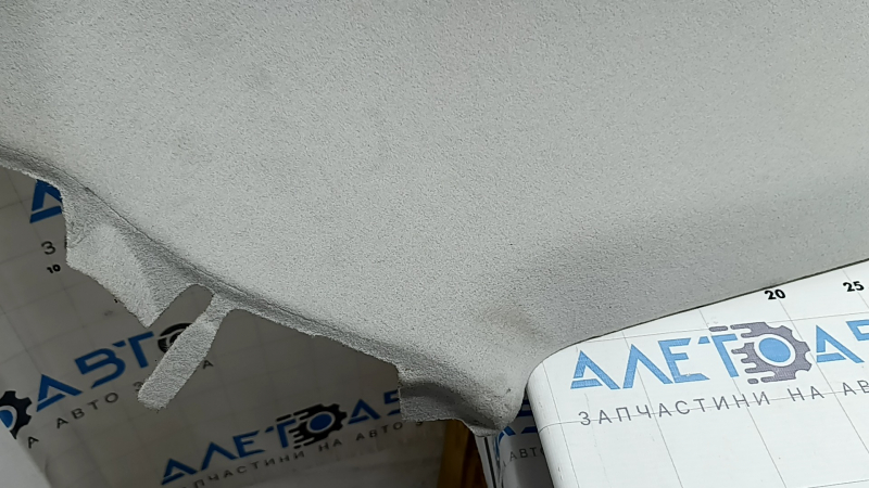 Toyota Prius V 12-16 gray headliner, no sunroof, creases, dry-cleanable, creases, scratches