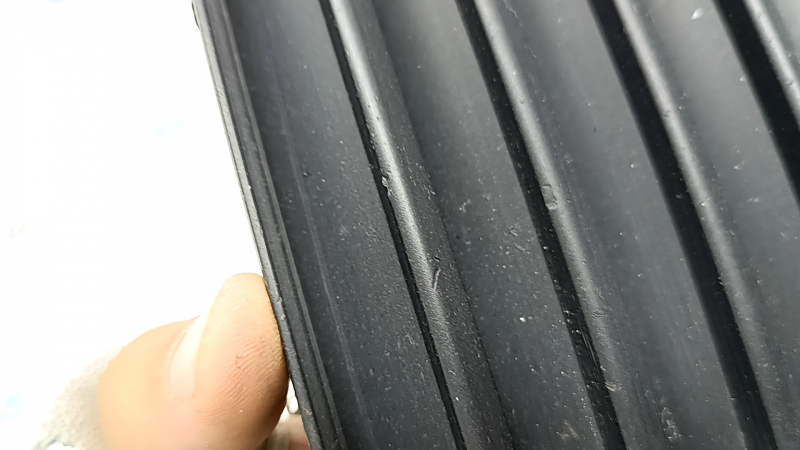 Left front bumper grille for Toyota Prius V 12-14 pre-restyling, without fog lights, textured, sand