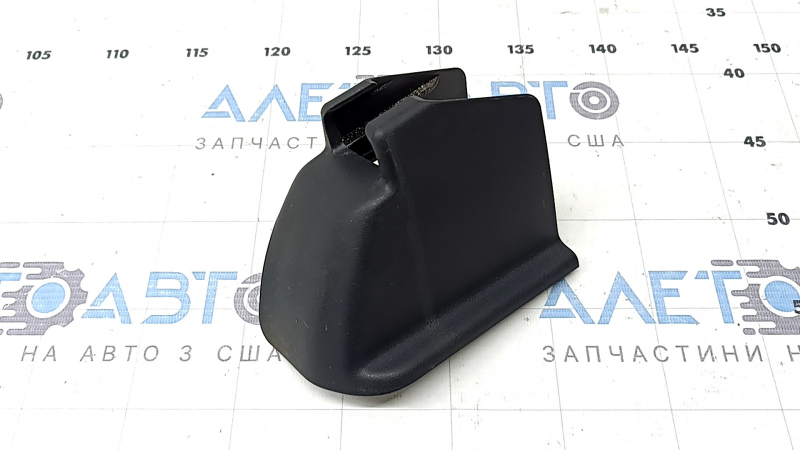 Black rear left passenger seat runner cover for Toyota Prius V 12-17