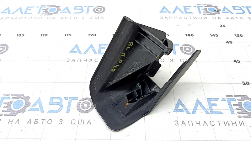 Black rear left passenger seat runner cover for Toyota Prius V 12-17