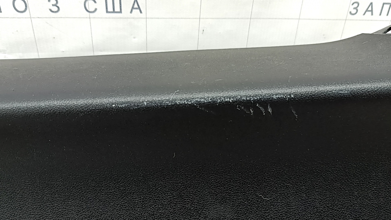 BMW X3 G01 18-21 black lower trunk door trim, no caps, scratches, needs cleaning, broken guide