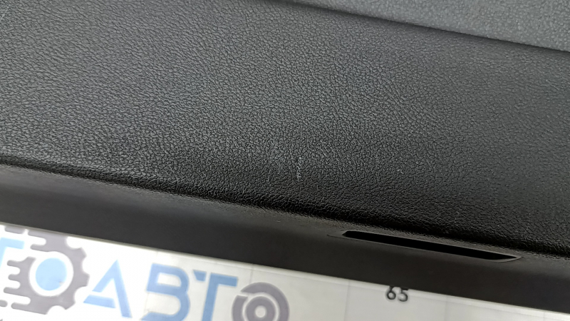 BMW X3 G01 18-21 black lower trunk door trim, no caps, scratches, needs cleaning, broken guide
