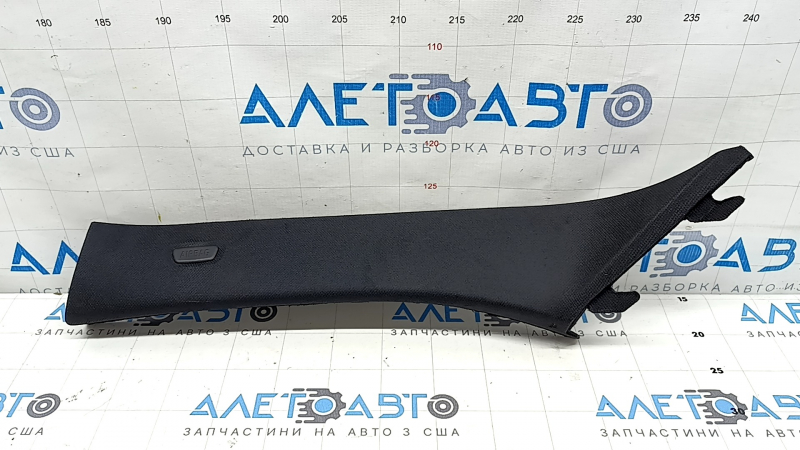 BMW X3 G01 18-21 black upper left front pillar trim, with plug, scratches