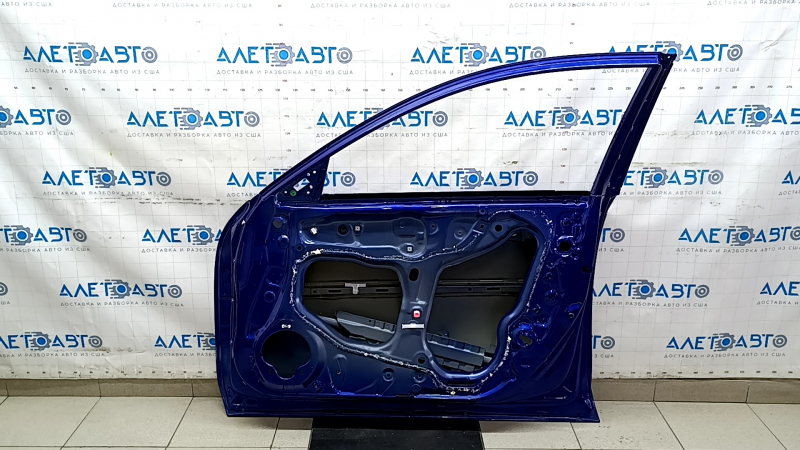 Bare front right door Honda Accord 23-24 blue B575P, bumpers