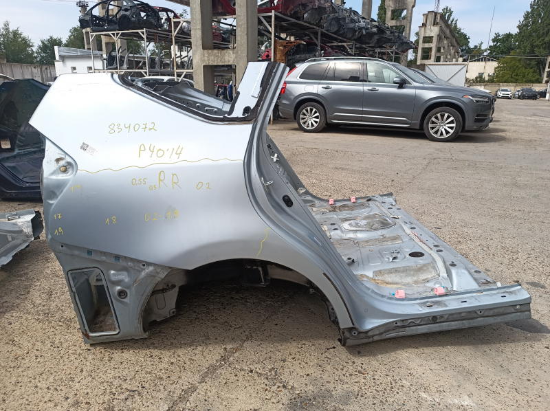 Quarter wing rear right Toyota Prius V 12-17 on the body, blue, made 0.5-1.9