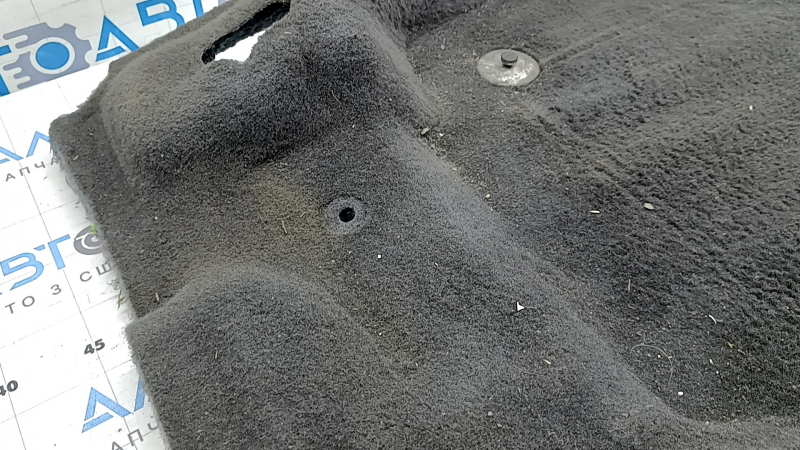 Left Chevrolet Equinox 18-24 black floor covering, needs cleaning