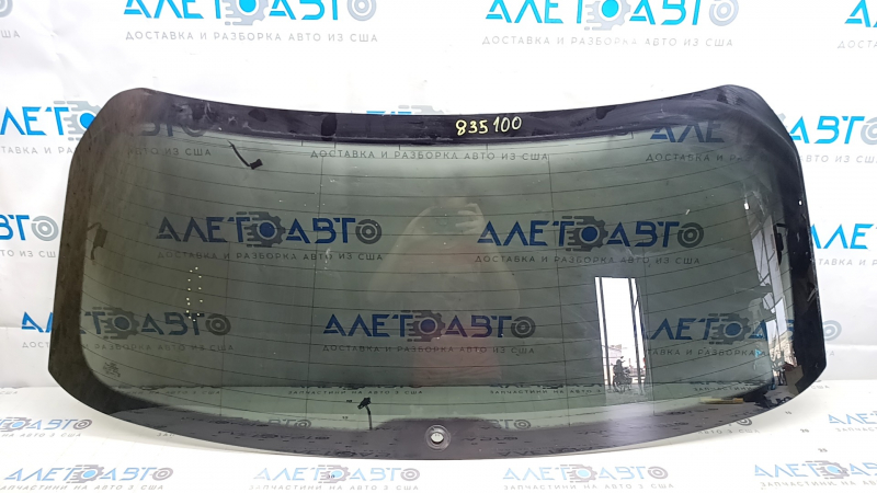 Rear window of the trunk door of the Audi E-Tron 19-23, tinted, Quattro, scratched, broken heating wiring