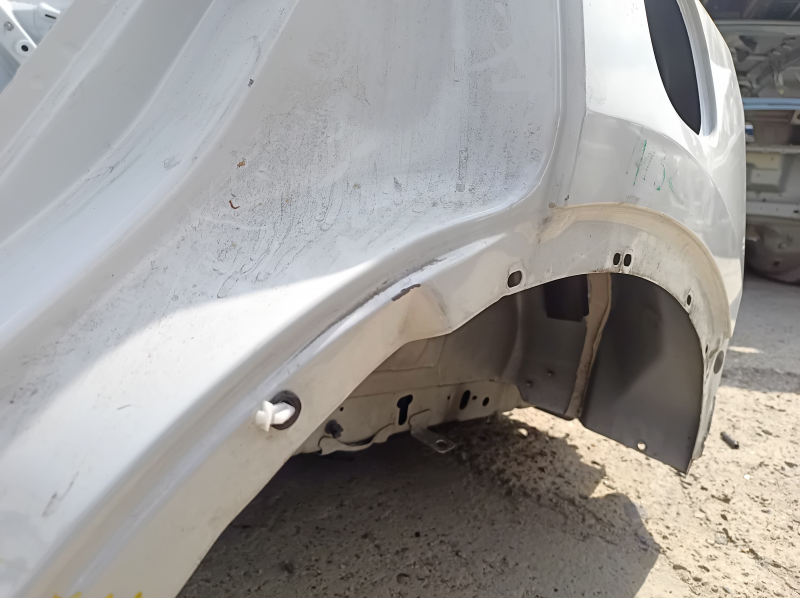 Quarter wing rear left Ford Escape MK4 20-24 on the body, white, dented sunset, bumps