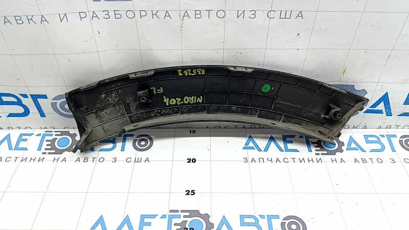 Front left fender arch trim for Kia Niro 20-22 HEV, PHEV on the bumper, structure, scratches