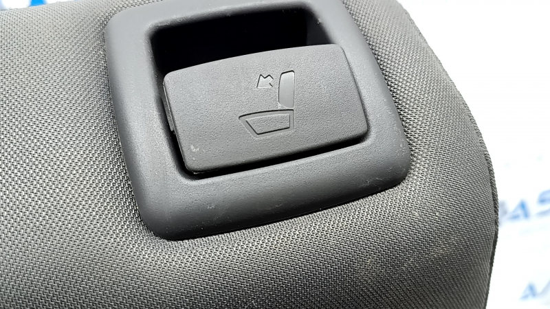 Rear seats, 2nd row, upper left, Kia Niro 17-22 HEV, PHEV, combined gray, cloth, without headrest, dents, scratches