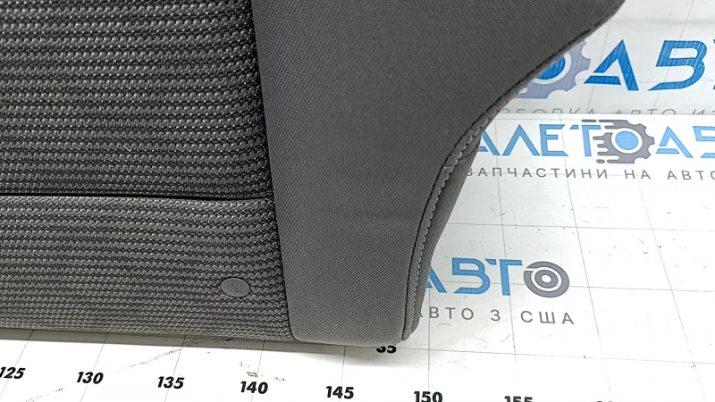Rear seats, 2nd row, upper left, Kia Niro 17-22 HEV, PHEV, combined gray, cloth, without headrest, dents, scratches