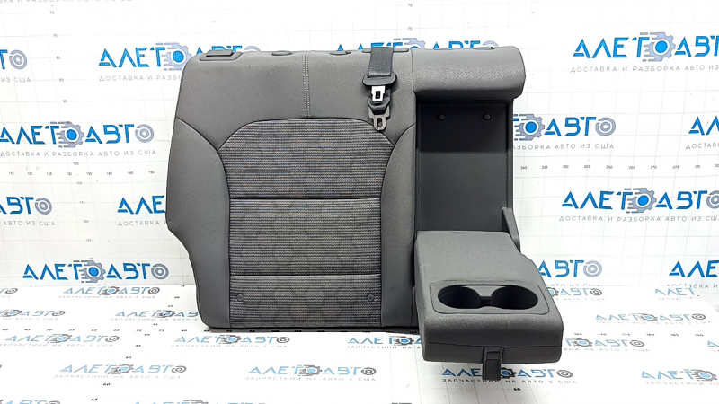 Rear seat row 2 upper right Kia Niro 17-22 HEV, PHEV combination gray, cloth, with belt and armrest, without headrests