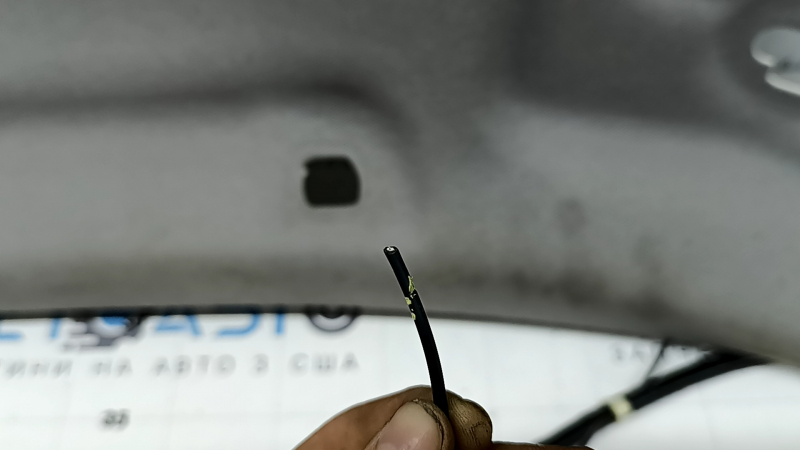 Headliner for Toyota Camry V50 12-14 USA without sunroof, gray, needs cleaning, creases, trimmed chips