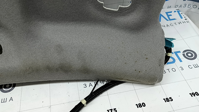 Headliner for Toyota Camry V50 12-14 USA without sunroof, gray, needs cleaning, creases, trimmed chips