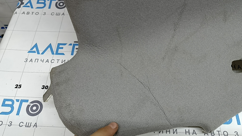 Headliner for Toyota Camry V50 12-14 USA without sunroof, gray, needs cleaning, creases, trimmed chips
