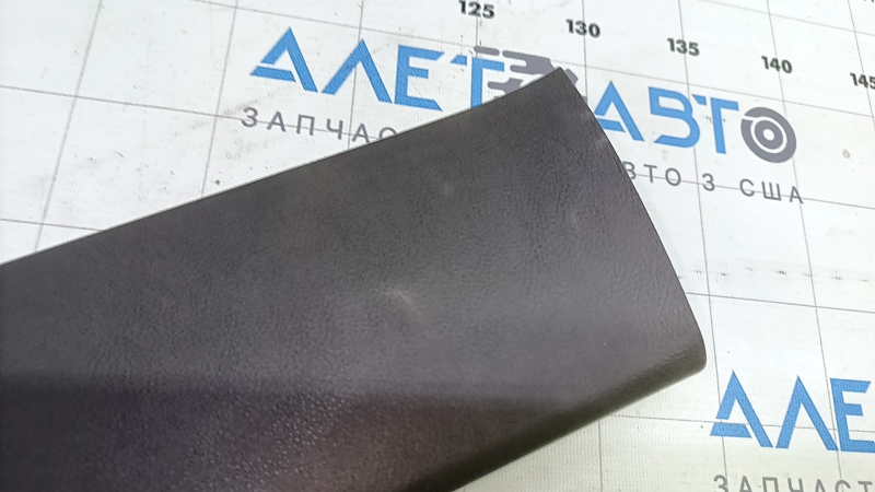 Right tailgate trim for Lincoln MKX 2016-2018, dark gray with whitened plastic