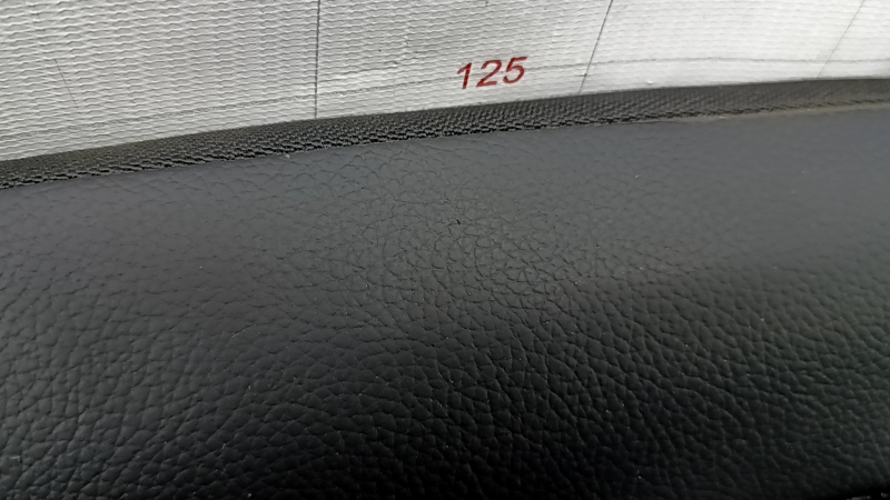 Rear seat cushion, 2nd row, Mercedes C-class W205 15-18, black leather, perforation, dents, scratches