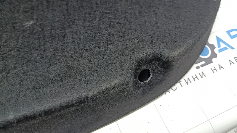 Mercedes C-class W205 15-19 black trunk lid trim with lamp, tear, worn