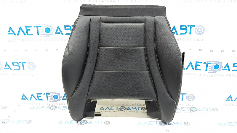 Mercedes C-class W205 15-21 driver's seat cushion upholstery, black, perforated, heated, scratches, dents