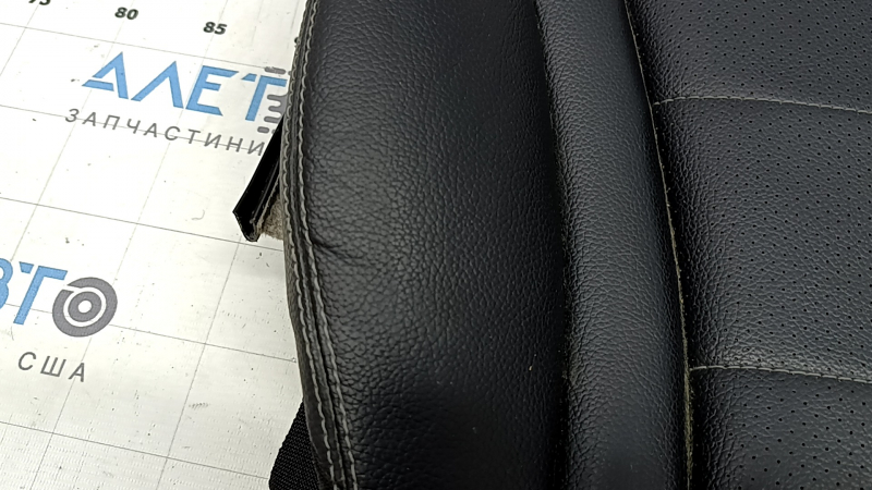 Mercedes C-class W205 15-21 driver's seat cushion upholstery, black, perforated, heated, scratches, dents