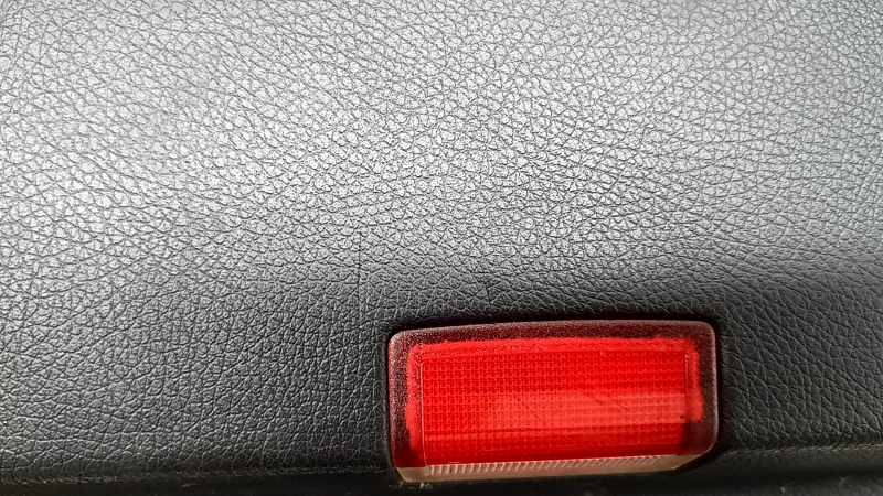 Front right door panel for Mercedes C-class W205 15-21, black leather, wood insert, with handle, black leather armrest, scratches, dents
