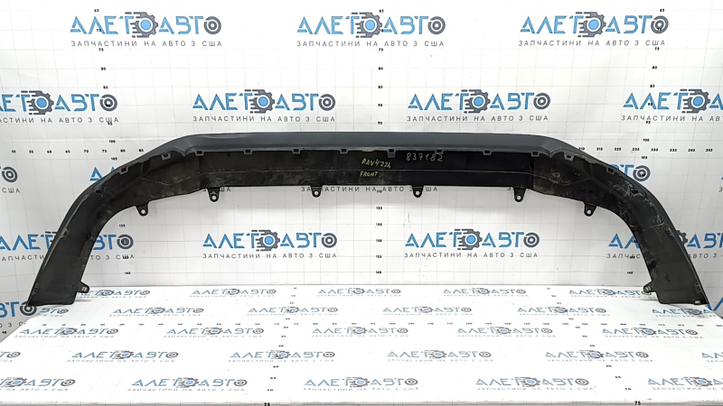 Toyota Rav4 19-24 front bumper lip: structure, scratches, dents, crack in the mount