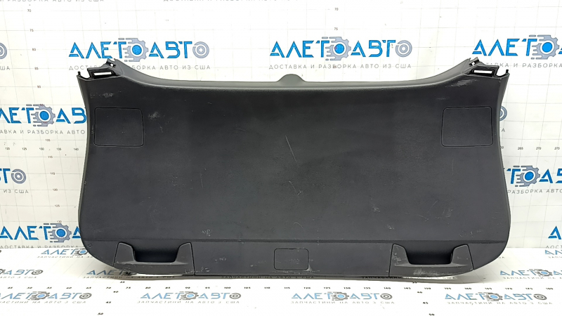 Lower tailgate trim for Toyota Rav4 19-24, black, with handles, scratches, worn