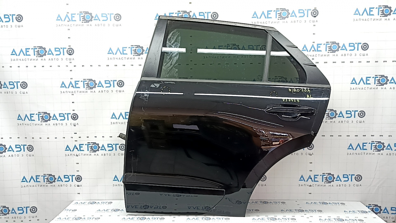 Rear left door assembly for Kia Niro 23-24, tinted, black ABP, dents