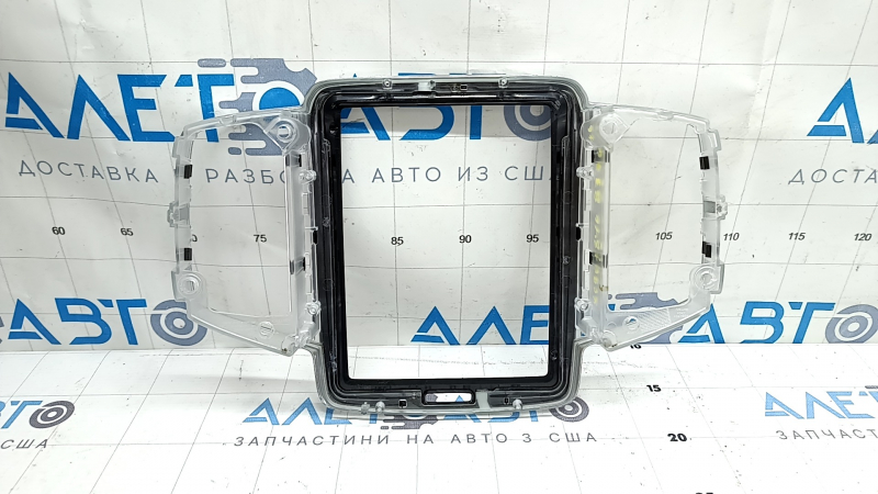 Volvo XC90 16-23 black glossy dashboard trim, scratches, crack in mount