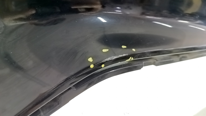 Volvo XC90 16-19 front bumper, bare, with headlight washers and park assist, black, scratches, paint chipped