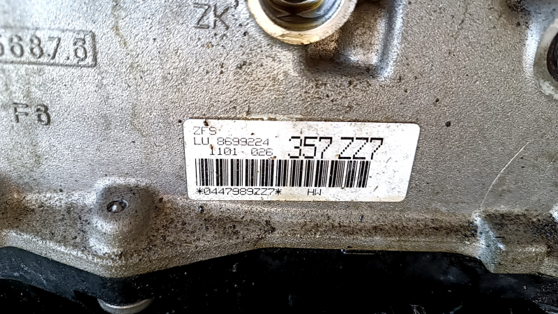 Automatic transmission assembly BMW X3 G01 18-19 2.0T GA8HP50X AWD 84k, melted breather