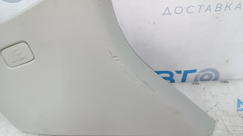 Volvo XC90 16-23 right rear upper pillar trim, gray, scratched
