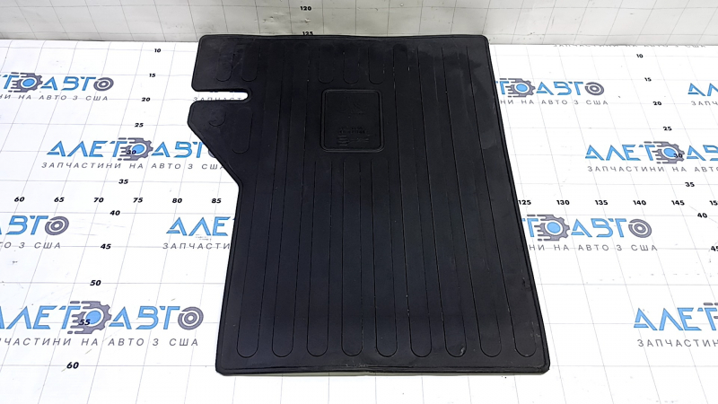 Left trunk mat on the back of the seats for Toyota Prius 50 16-22, black rubber