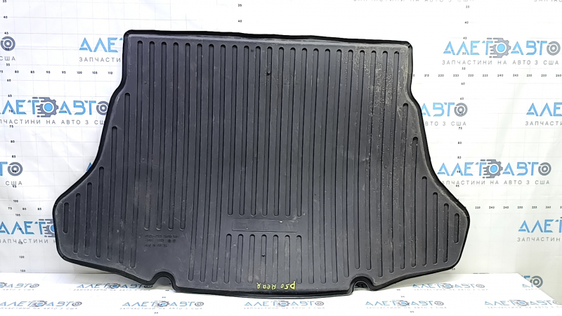 Toyota Prius 50 trunk mat, 16-22 mm rubber, black