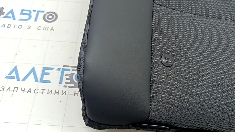 Rear seat backrest, 2nd row, left, Kia Niro 23-24 HEV, combined, black, dents