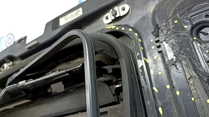 The panoramic mechanism of the Hyundai Tucson 22-25 frame without glass, sawed, burnt, the seal is peeled off