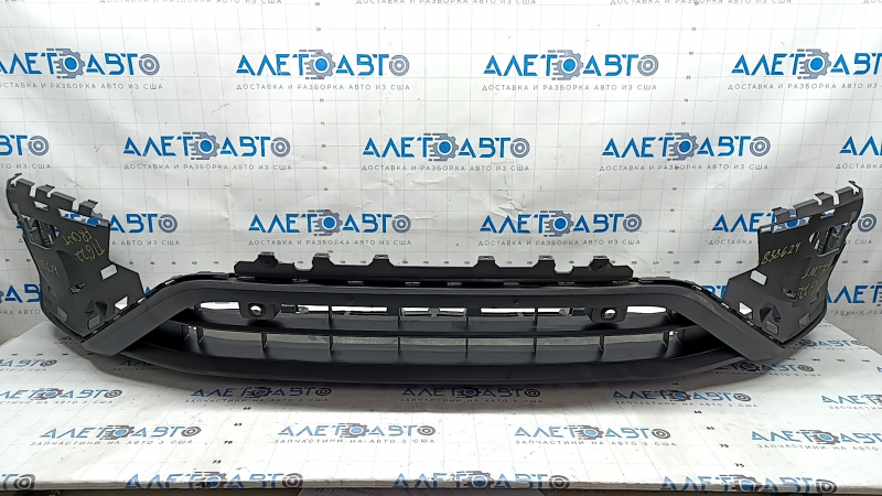 Front bumper lip for VW Tiguan 22-24, structure, for parking sensors, dented, scratches, non-standard holes