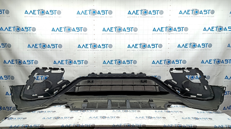Front bumper lip for VW Tiguan 22-24, structure, for parking sensors, dented, scratches, non-standard holes